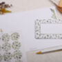 A4 Origami Writing Paper That Folds Into An Envelope With Botanical Design, thumbnail 3 of 5