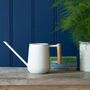 Stone Wooden Handled Watering Can, thumbnail 1 of 1