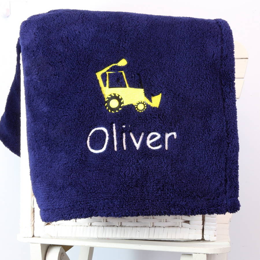 personalised snuggle blanket by duncan stewart textiles