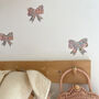 Liberty Fabric Bow Wall Stickers, thumbnail 2 of 11