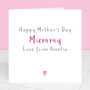 Happy Mother's Day Mummy Personalised Card, thumbnail 1 of 7