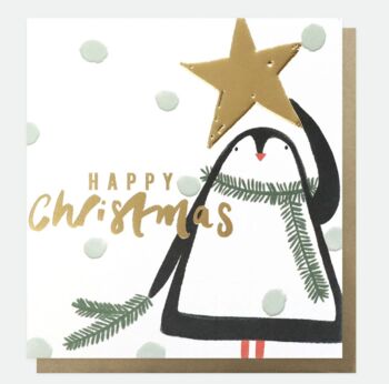 Eight Polar Bear And Penguin Mixed Charity Christmas Cards, 7 of 9