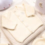 Baby Unisex Sunny Yellow And Cream Luxury Gift Box, thumbnail 4 of 12