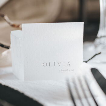 Olivia Place Name Card, 3 of 5