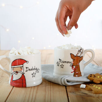Personalised Christmas Character Mug With Cute Face, 4 of 4