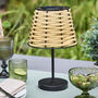 Oliena Lamp With Woven Shade, thumbnail 1 of 4
