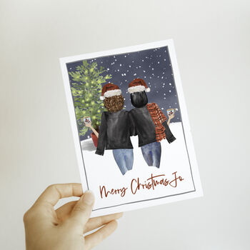 Customisable Friends Christmas Card, 3 of 3