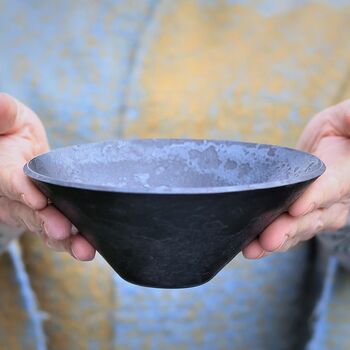 6th Anniversary Gift, Iron Conical Bowl, 7 of 11