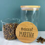 Personalised Pet Treat Storage Jar, thumbnail 2 of 5