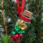 Sparkly Origami Stars Christmas Tree Decoration, thumbnail 1 of 4