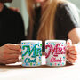 Colourful Mr And Mrs Mugs, thumbnail 1 of 1
