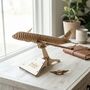 Airbus A320 Ceo Winglet Model Plane Personalised Wooden Kit, thumbnail 1 of 12