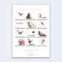 Bird Painting Calendar 2023, thumbnail 3 of 6