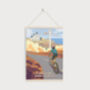 Lands End To John O'groats Cycling Travel Poster Print, thumbnail 6 of 8