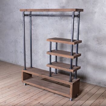 Tay Industrial Style Clothing Storage Unit By CosyWood