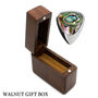 Titanium And Green Abalone Guitar Pick + Gift Box, thumbnail 4 of 8