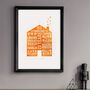 Personalised 22nd Copper Wedding Anniversary Home Print, thumbnail 2 of 4