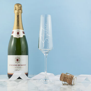Personalised Elegance Champagne Flute, 3 of 8