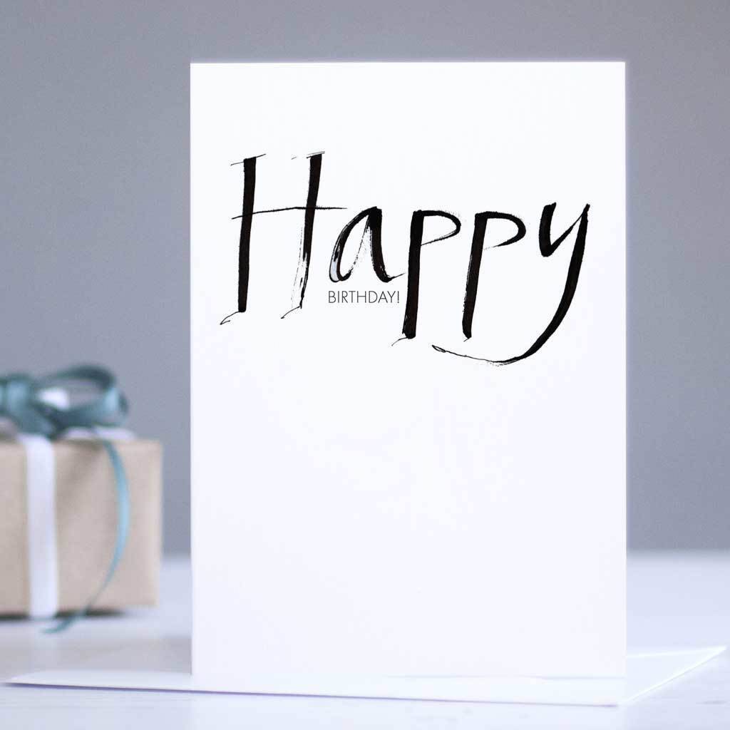 happy 'happy birthday' card by gabrielle izen | notonthehighstreet.com