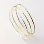 Sterling Silver Diamond Cut Twist Bangle, thumbnail 5 of 8