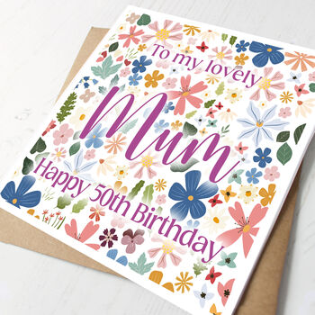 Personalised Birthday Card For Mum, 2 of 2