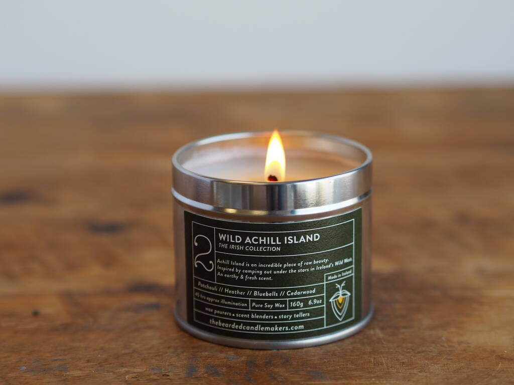Wild Achill Island Hand Poured Soy Candle, 1 of 2