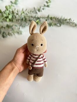 Handmade Crochet Bunny Toys For Babies And Kids, 4 of 12