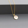Mother Of Pearl Disc Necklace, thumbnail 1 of 6