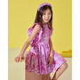 Pinko Girls Cotton Dress With Matching Hairband, thumbnail 7 of 7