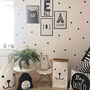 Hand Drawn Triangle Wall Stickers, thumbnail 3 of 9