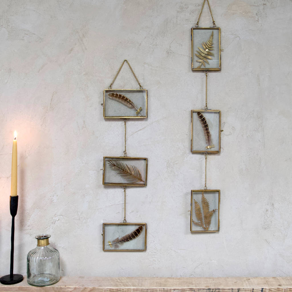 Glass Hanging Frame Garland