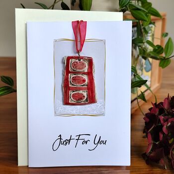 Handmade Ceramic Pendant Necklace Small Gifts For Her, 4 of 10