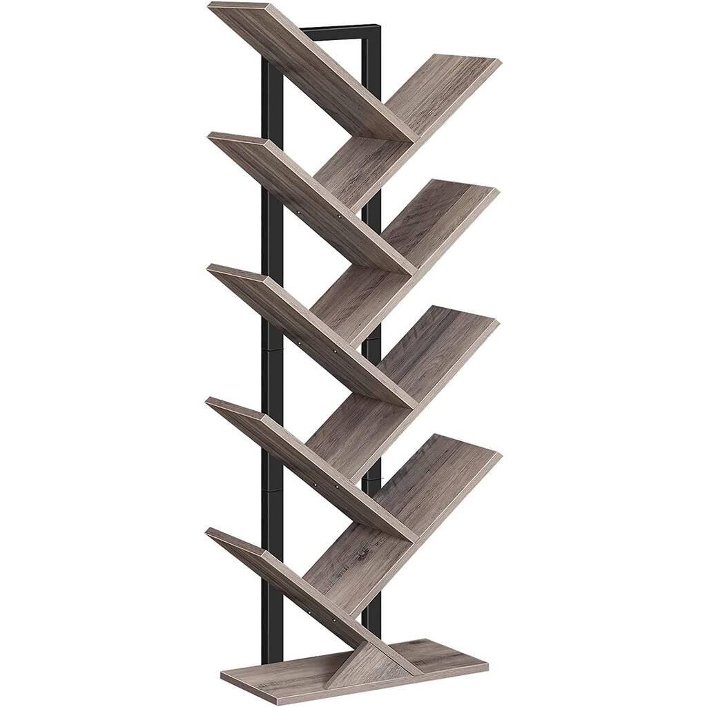 Nine Tier Tree Bookshelf Bookcase With Shelves By Momentum