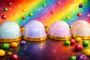 Skittle Candy Floss Drink Shimmer Bomb – Luxury Edition, thumbnail 1 of 8