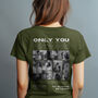 Only You Personalised Couple Matching Tee | Personalised Photo And Text | Monochrome, thumbnail 12 of 12