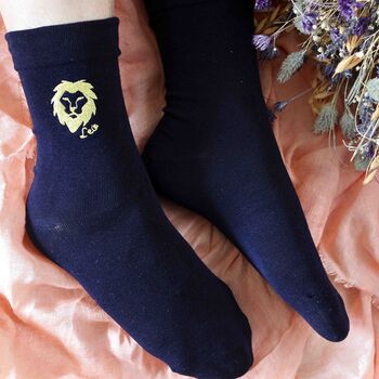 Zodiac Star Sign Bamboo Socks Birthday Gift For Her, 5 of 10
