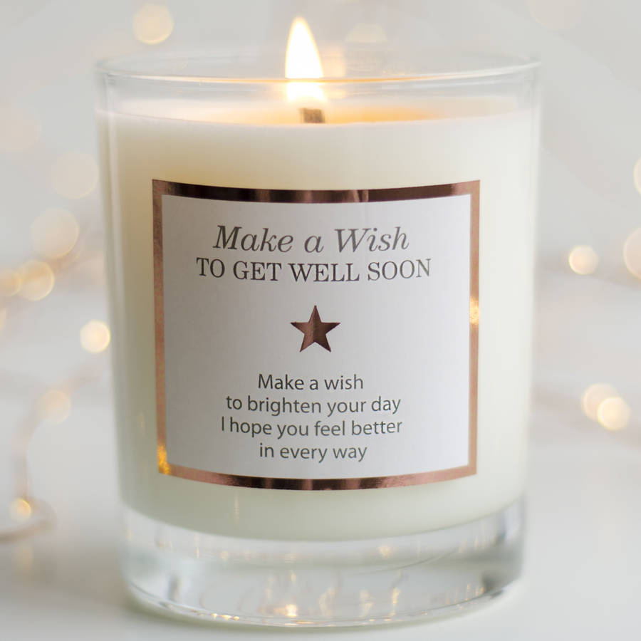 make a wish and get well soon candle by make a wish candle company ...