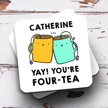 Personalised Mug 'You're Four Tea', 2 of 2