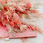Dried Flower Bouquet And Leather Keyring Gift Set, thumbnail 2 of 12