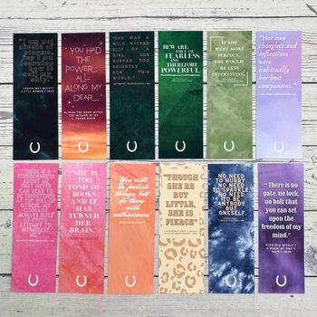 Empowering Feminist Literary Quote Bookmarks Set Of 12, 3 of 5