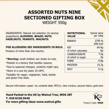 Luxury Natural Nut Gift Box, 7 of 8