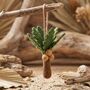 Handmade Felt Paradise Palm Tree Hanging Decoration, thumbnail 1 of 3