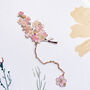 Cherry Blossom Enamelled Bookmark Engraved With Initial, thumbnail 2 of 7