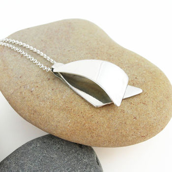 Sail Sailing Sterling Silver Necklace, 3 of 6