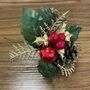 Christmas Decoration Red Christmas Pick Two X Pack, thumbnail 1 of 2