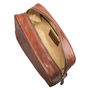 Luxury Italian Leather Washbag. 'The Raffaelle', thumbnail 8 of 12