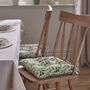 Watercolour Leaves Tie On Seat Pads, thumbnail 1 of 5