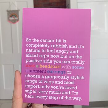 Rock A Headscarf: Cancer Card For Friend Or Loved One, 2 of 2