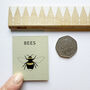 Tiny Book Of Bees Handmade Mini Nature Book, thumbnail 6 of 6