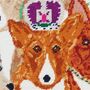 ‘The Queen’s Corgis’ Needlepoint Canvas Kit, thumbnail 7 of 11